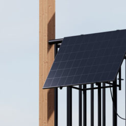 TSUN Easy Solar Kit Balcony Angled saulės elektrinės balkone komplektas (2 moduliai horizontaliai, 800W)