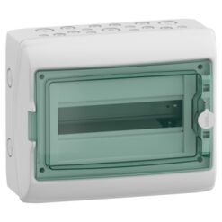 13981 Korpusas moduliniam įrenginiui, Mureva Enclosure, 1x12 moduliai, įžeminimo gnybtų blokas