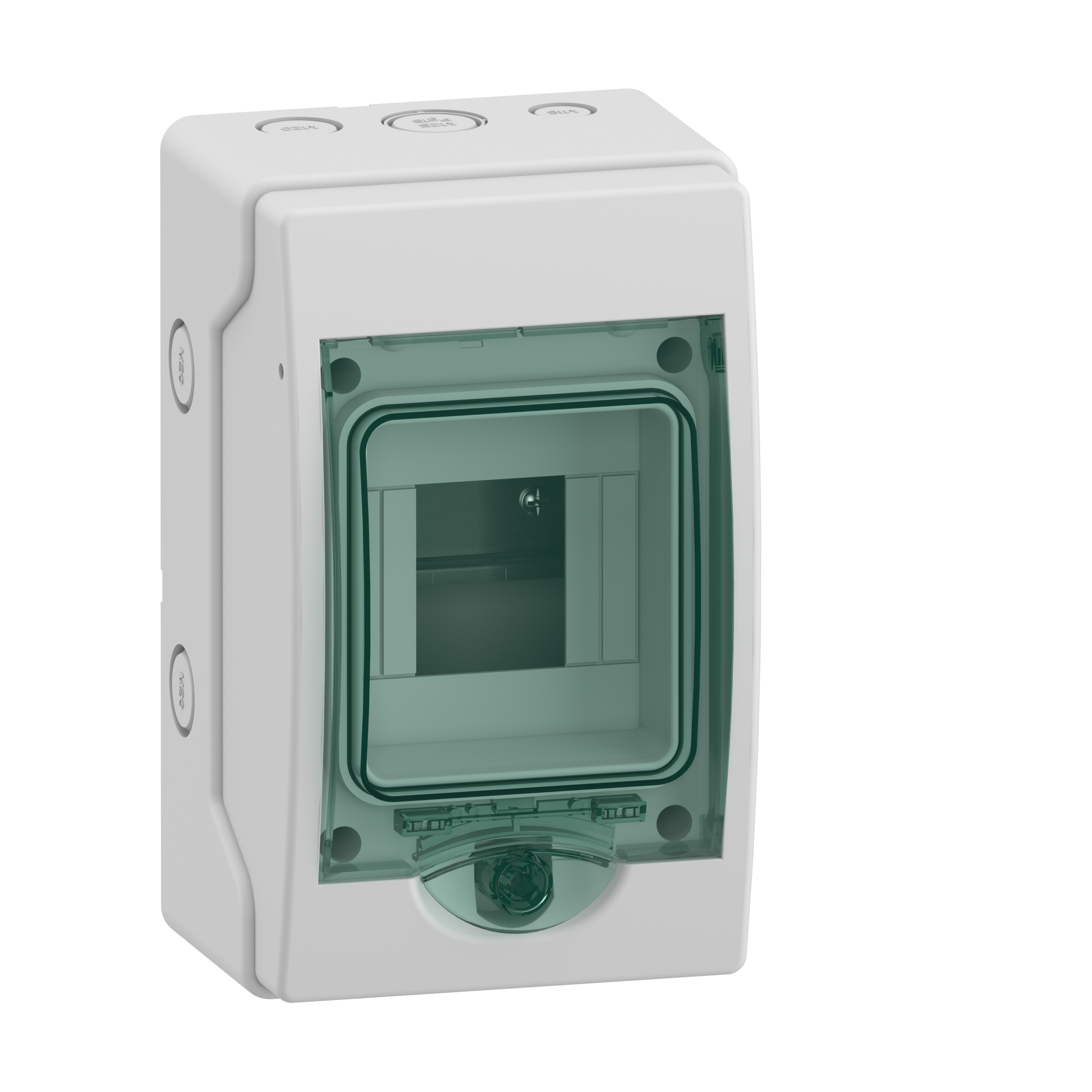 13976 Mini skydelis moduliniam įrenginiui, Mureva Enclosure, 1x4 moduliai, be gnybtų bloko