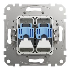 Alternative view of Duomenų lizdas, Sedna Design & Elements, 2xRJ45 CAT6 UTP, PRO, balta