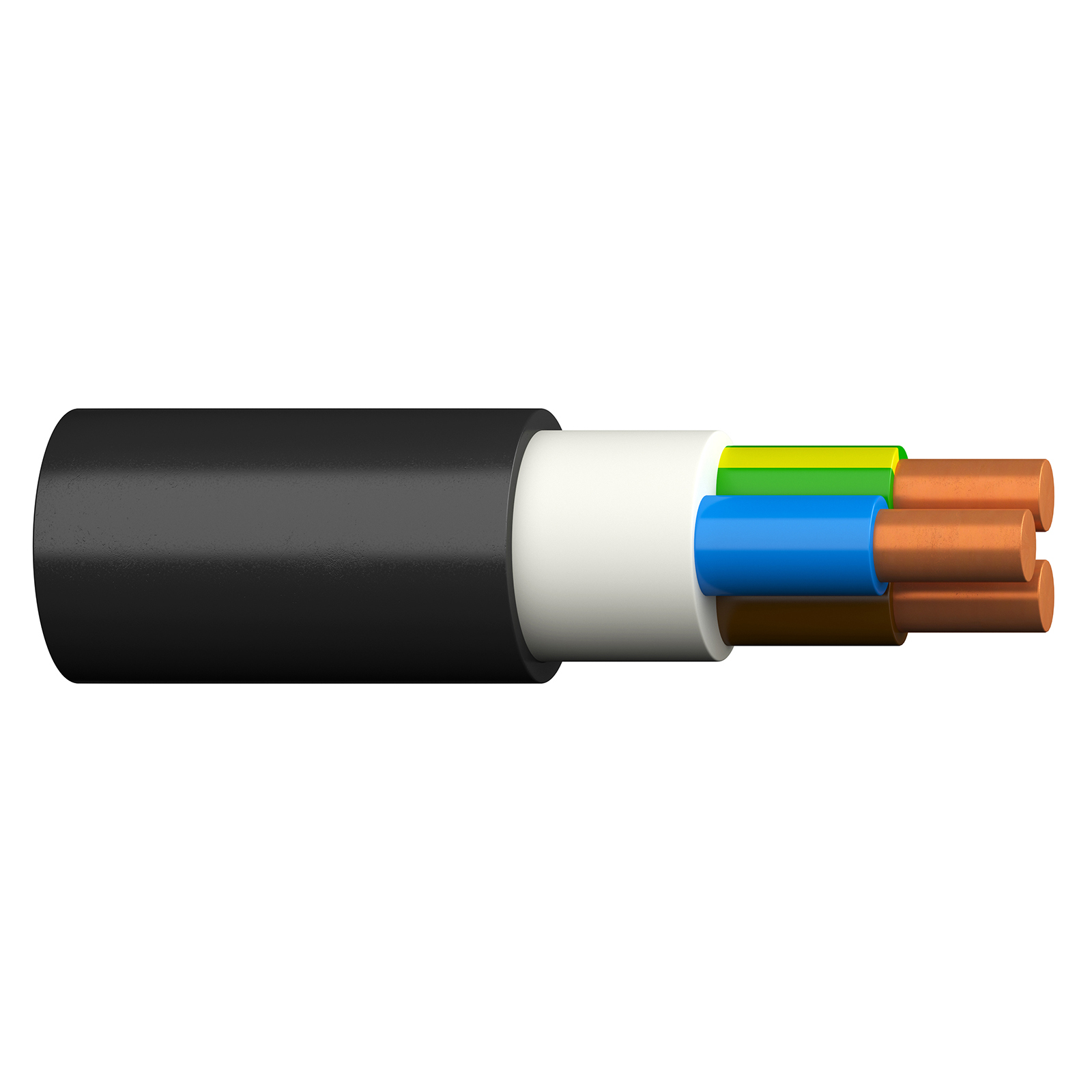 Kabelis XPK-HF C Pro 3G10 RE 1kV behalogeninis Cca (Būgnas 500m)