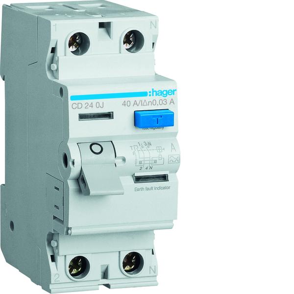 CD240J srovės nuotėkio relė 2P 40A 30mA A