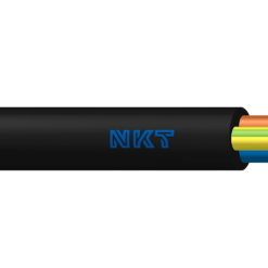 H03VV-F (OMY) 3x0.75 mm2 juodas lankstus kabelis