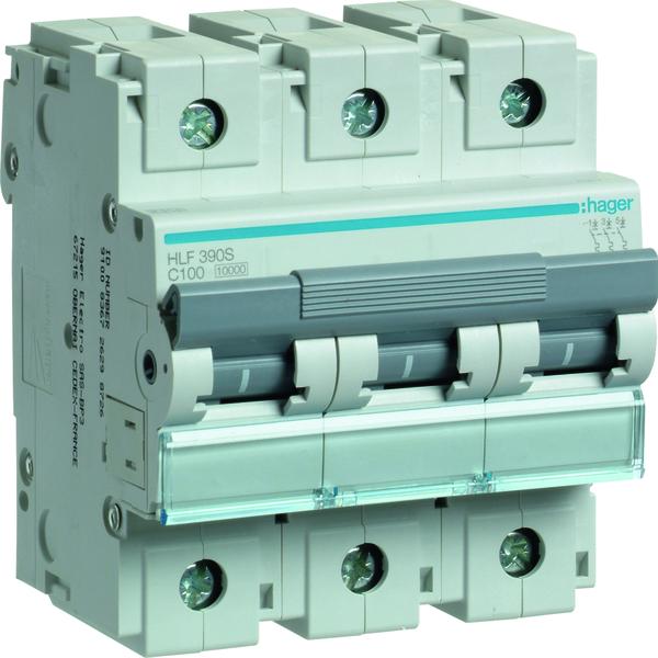 HLF390S 3P C 100A 10kA automatinis jungiklis