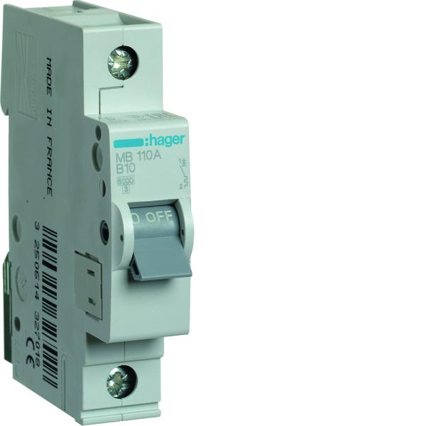 MB110A Automatinis jungiklis 1P 10A B 6kA
