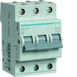 MB316A Automatinis jungiklis 3P 16A B 6kA