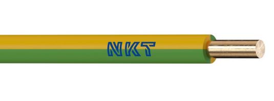 H07V-K (LgY) 1x10 mm2 lankstus viengyslis daugiavielis laidas geltonai žalias