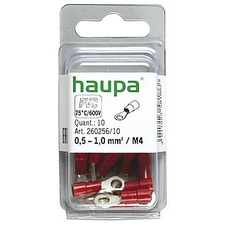 260258/10 antgalis 0.25-1.5/M5 izoliuotas raudonas (10)