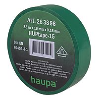 263896 PVC izoliac. juosta 19mm/33m, žalia (-18C)