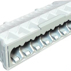 Gnybtai bevaržtis sujungimas 8x2,5mm² Poliamidas šviesiai pilka RAL 7035