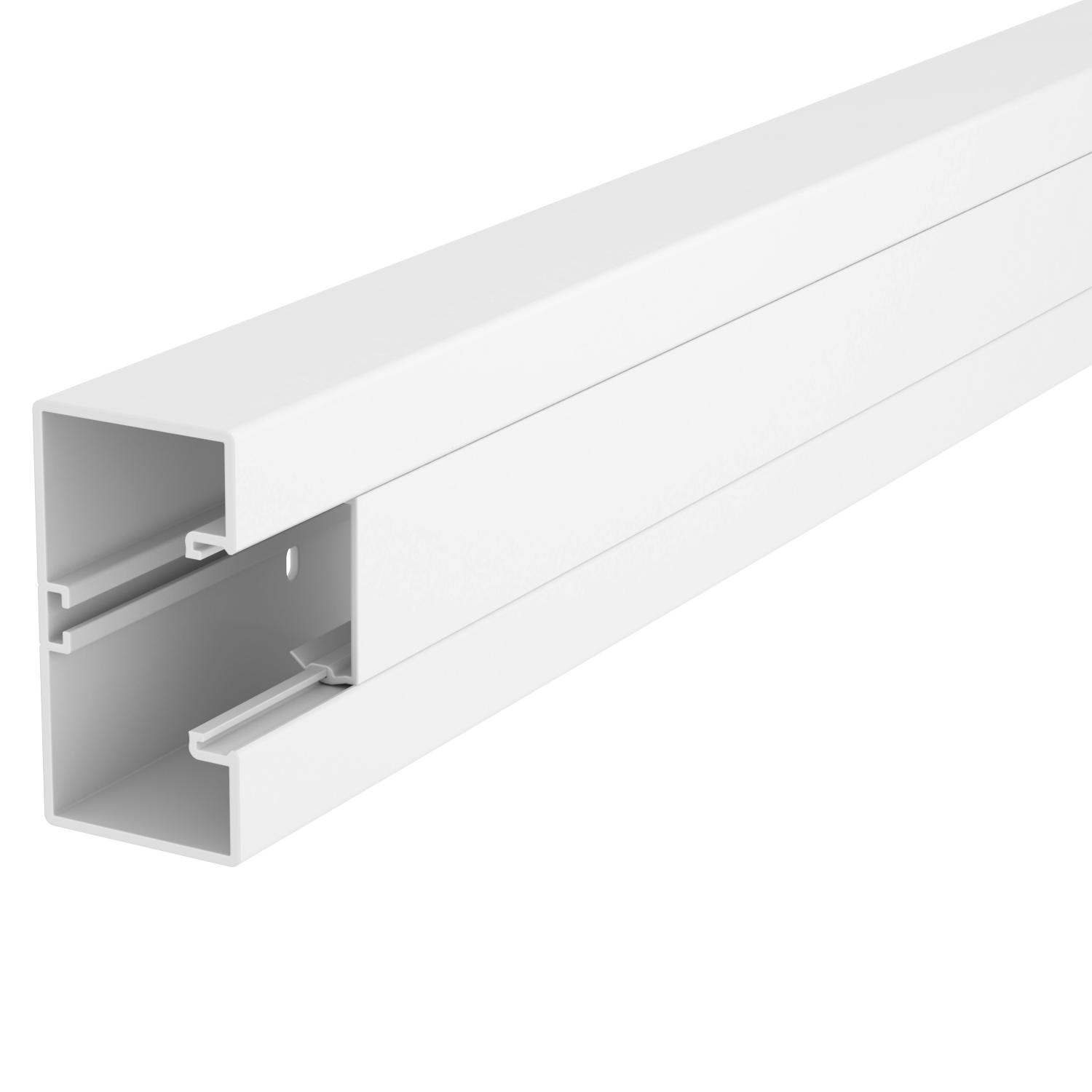 Rozetinis kanalas Rapid 45-2, baltas 53x100x2000 Polivinilo chloridas baltas RAL 9010