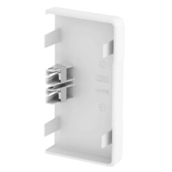 Galinis dangtelis Rapid 45-2 100 106x56x22 Polikarbonatas/akrilnitrilo-butadieno-stirenas baltas RAL 9010
