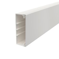 Kabelinis kanalas perforuotu dugnu 40x110x2000 Polivinilo chloridas baltas RAL 9010