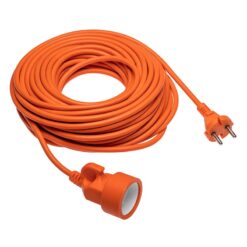 AE-POGRODUN-10 ilgiklis ruloninis 1 lizdo 10m 2x1,0 oranžinis