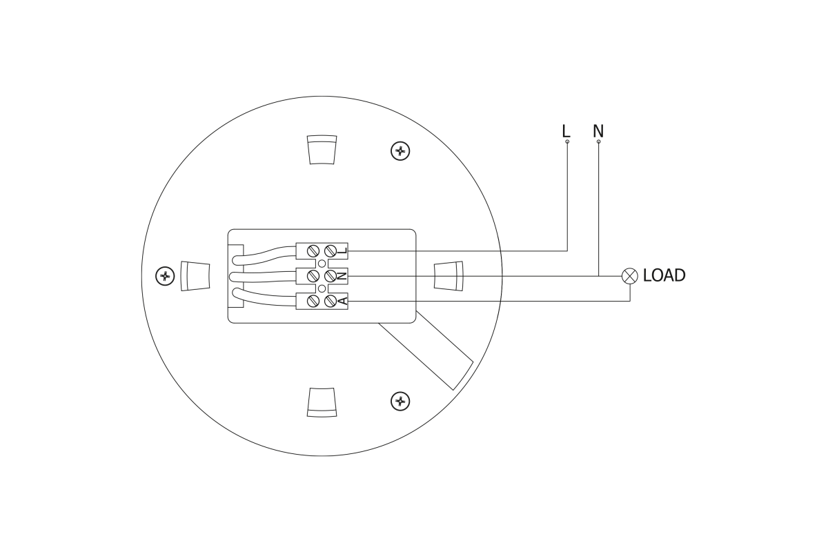 CR-3 360 judesio jutiklis 6m 1200W IP20 - Image 3