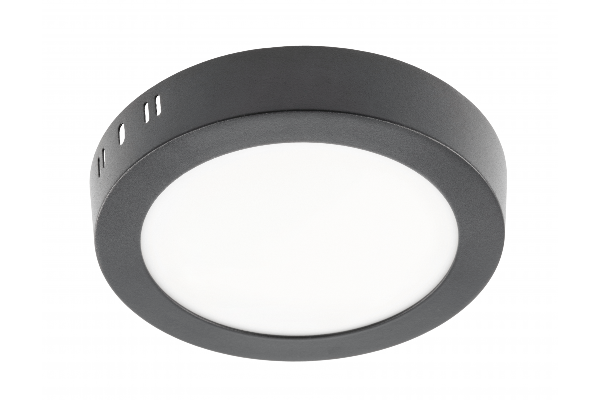 ORIS PLUS 13W 4000K 1020lm IP20 šviestuvas juodas, virštinkinis, garantija 3 metai