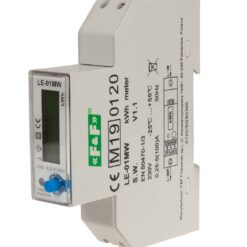 LE-01MW Modbus Elektros energijos skaitiklis, dviejų krypčių 1F 100A 230Vac Tiesioginio jungimo, 4 tarifų