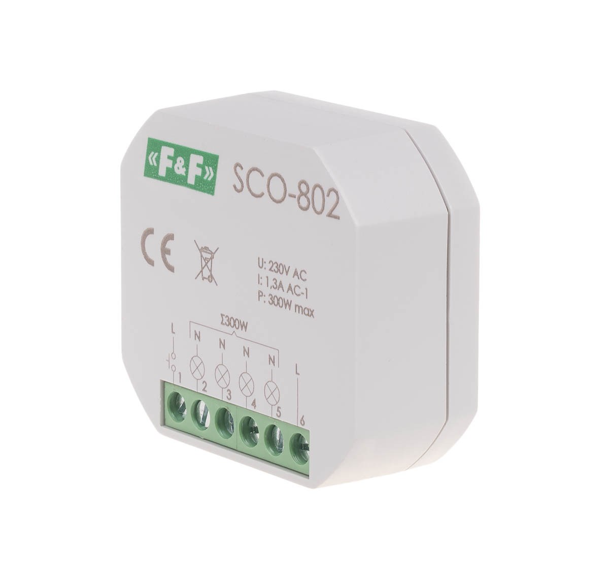 SCO-802 Dimeris į instaliacinę dėžutę 230V