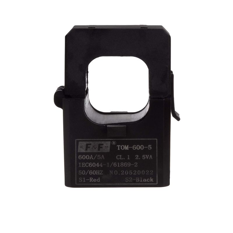 TOM-600-5 Srovės transformatorius, atsegamas 600/5A 34x36mm, 1 klasė - Image 3