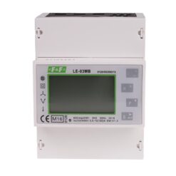 Alternative view of LE-03MB M-Bus elektros energijos skaitiklis, dviejų krypčių 3F 100A 400Vac, tiesioginio jungimo, 1 tarifo