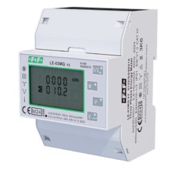 Alternative view of LE-03MQ Modbus Elektros energijos skaitiklis, dviejų krypčių 3F 100A 400Vac Tiesioginio jungimo, 1 tarifo