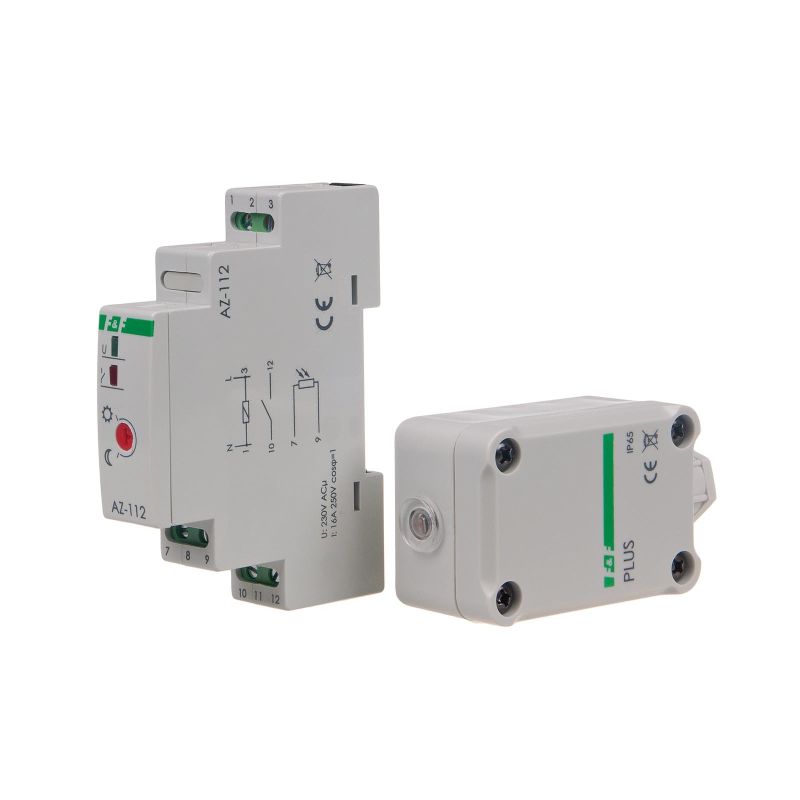 AZ-112-PLUS Fotorelė 16A DIN su jutikliu PLUS - Image 2