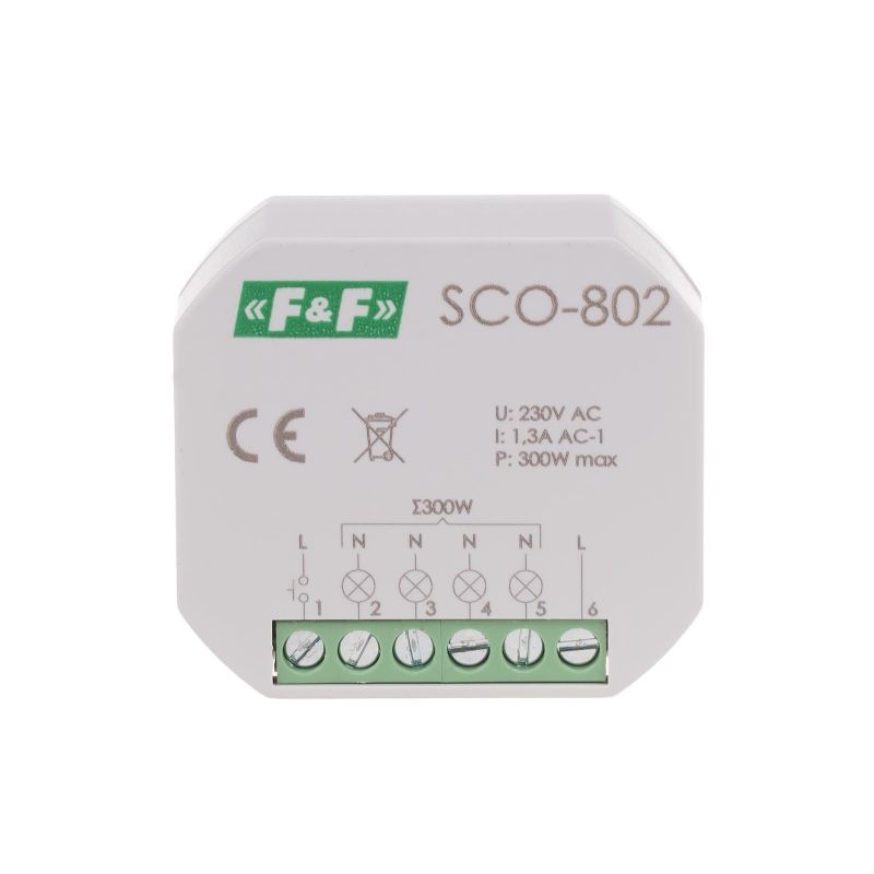 SCO-802 Dimeris į instaliacinę dėžutę 230V - Image 3
