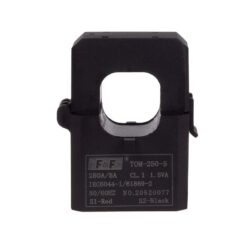 TOM-200-5 Srovės transformatorius, atsegamas 200/5A 23x24mm, 1 klasė