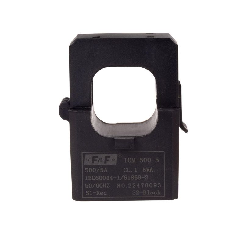 TOM-500-5 Srovės transformatorius, atsegamas 500/5A 34x36mm, 1 klasė - Image 3