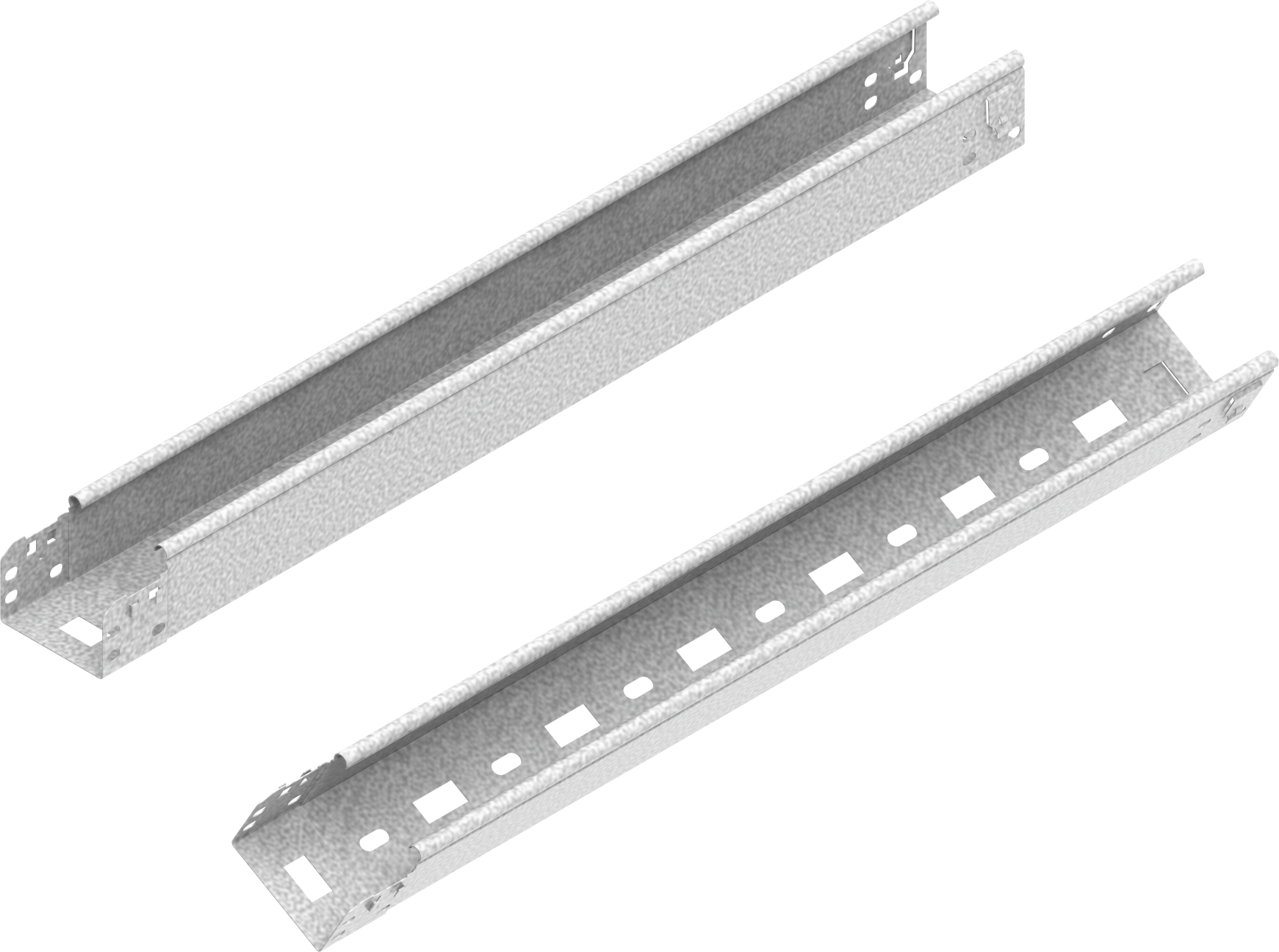 KLFL75H60/3 164522 KLIK Šviestuvų tvirtinimo lovelis 75x60mm, 0.7mm, š.c., L-3,0m