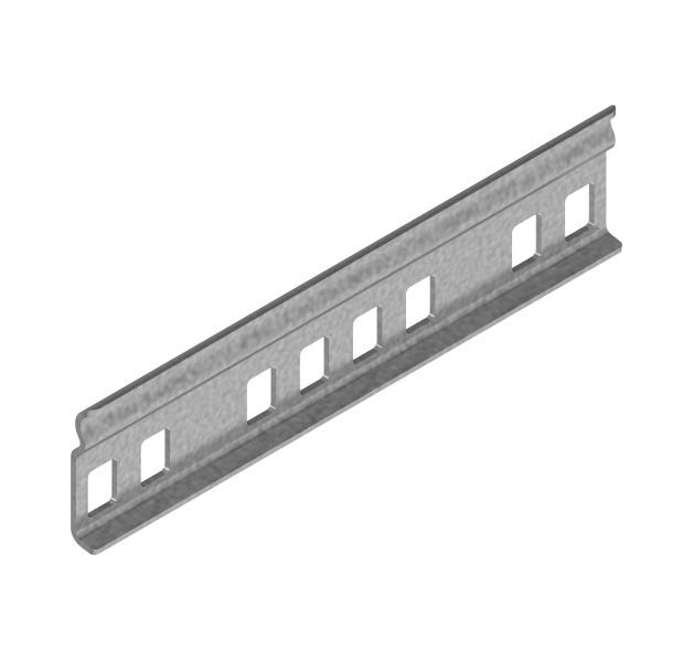 LPUH30 132611 Tiesi kabelinio kanalo jungtis, skardos storis 1.0mm H-22mm