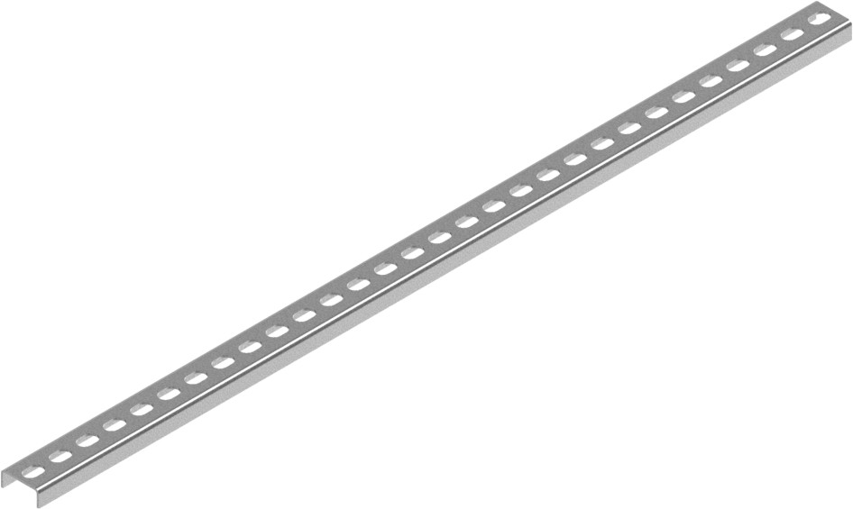 CP28H12/3F 6114303 montažinis U formos profilis, karšto cinkavimo, skardos storis 1.5mm, L-3m, C3, E-90 (1 vnt.)
