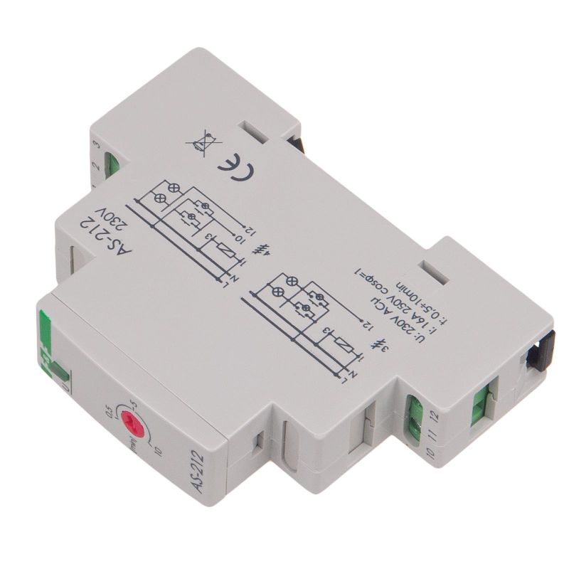 AS-212 Laiptinės apšvietimo valdymo relė 230Vac 16A DIN - Image 3