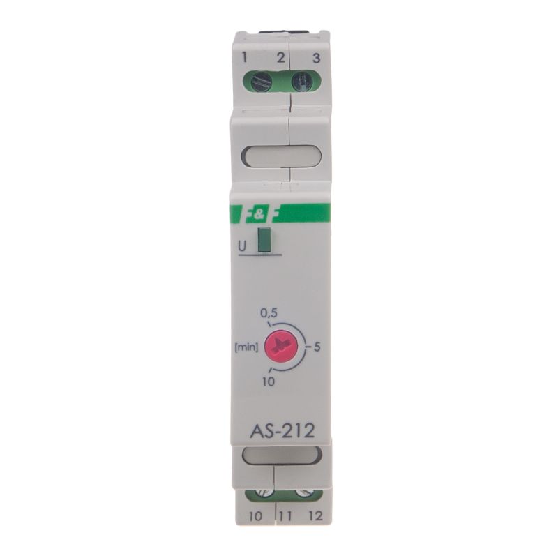 AS-212 Laiptinės apšvietimo valdymo relė 230Vac 16A DIN