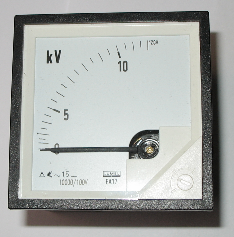 EA17N voltmetras 12kV,10000/100 (72x72)
