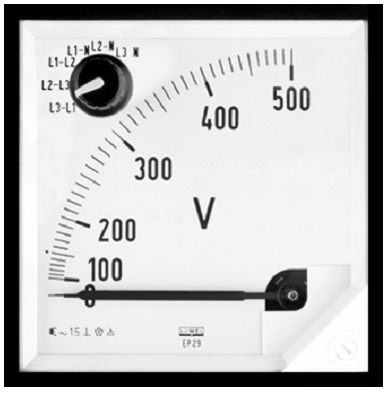 EP29N voltmetras 500V (96x96) E61500008