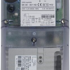 GAMA100 (G1A-320.F2.P2.C210) Elektros energijos skaitiklis 1-fazis 100A 230V tiesioginis jungimas, 2 tarifai