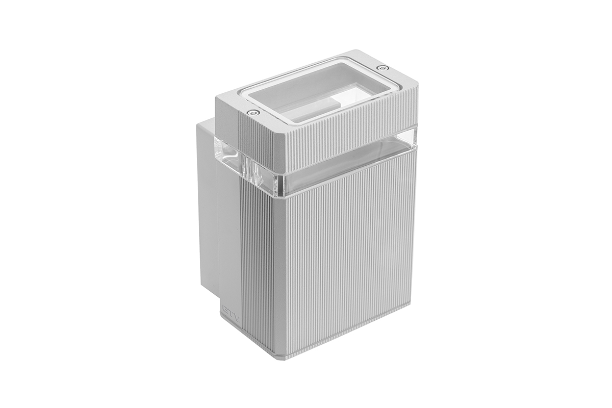 NESSA-2 GU10 2x50W IP54 šviestuvas pilkas