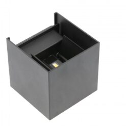 MISSOURI-K LED 7W 540Lm IP54 IK08 4000K šviestuvas keturkampis juodas garantija 3 m