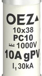 OEZ:41239 PC10 Saugiklis 10A 1000Vdc gPV 10x38mm