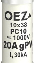 OEZ:41242 PC10 Saugiklis 20A 1000Vdc gPV 10x38mm