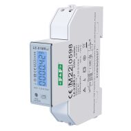 Alternative view of LE-01MR Modbus Elektros energijos skaitiklis 1F 100A 230Vac Tiesioginis jungimo, 1 tarifo, Modbus