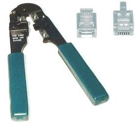 (X) HT-2096 TEL-0091 6p6c užspaudimo replės