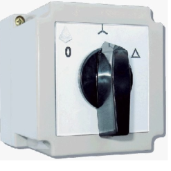 63-840591-041 4G 40-12-PK-R214 kumštelinis jungiklis uždaru korpusu 40A 8P (žvaigždė-trikampis perjungiklis 0-Y-Δ)