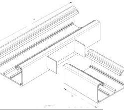 246411 SIGNO COMP T-jungtis 50x100mm
