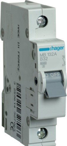 MB132A Automatinis jungiklis 1polis 32A B 6kA 230V