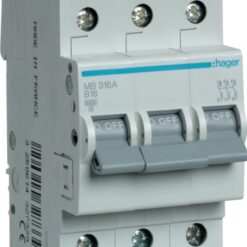MB313A Automatinis jungiklis 3polis 13A B 6kA 400V
