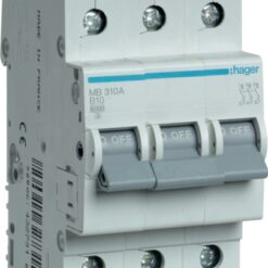 MB310A Automatinis jungiklis 3polis 10A B 6kA 400V