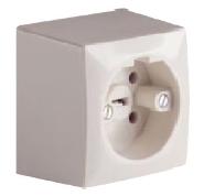 2491010 PERILEX Kištukinis lizdas trifazis v/t 5P 16A 400/230V, baltas