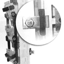 63-811838-041 ARS 3-6-NRpro vertikalus sekcijinis saugiklių kirtiklių blokas 630A 690V pajungimas iš dešinės